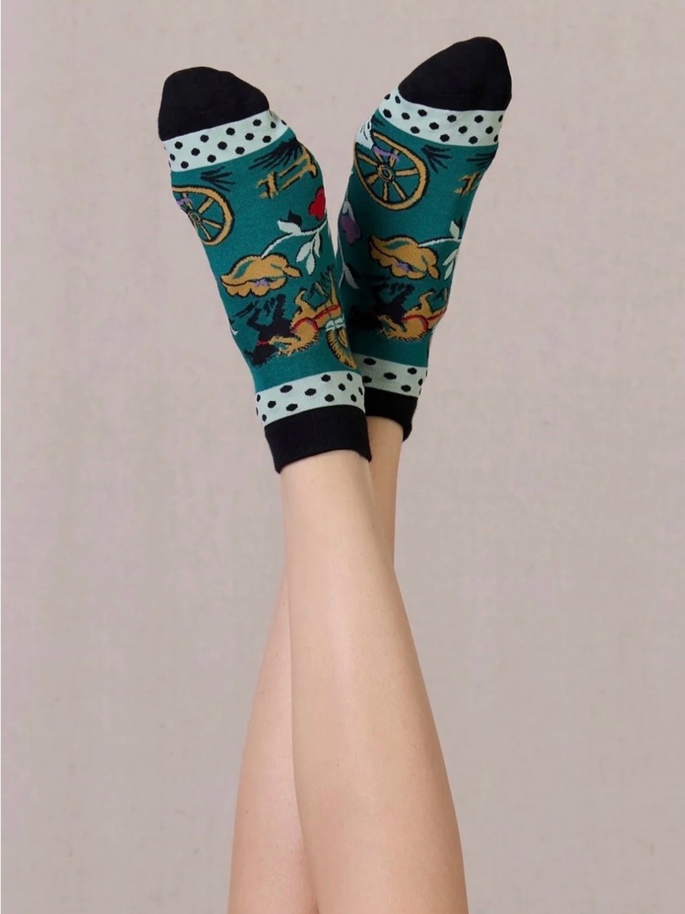 Double D Ranch Concrete Rose Socks